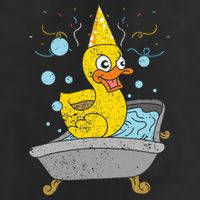Duckling Duckie Bath Toy Ducky Rubber Duck Cool Comfort Performance Bucket Hat