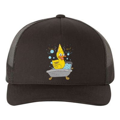 Duckling Duckie Bath Toy Ducky Rubber Duck Yupoong Adult 5-Panel Trucker Hat