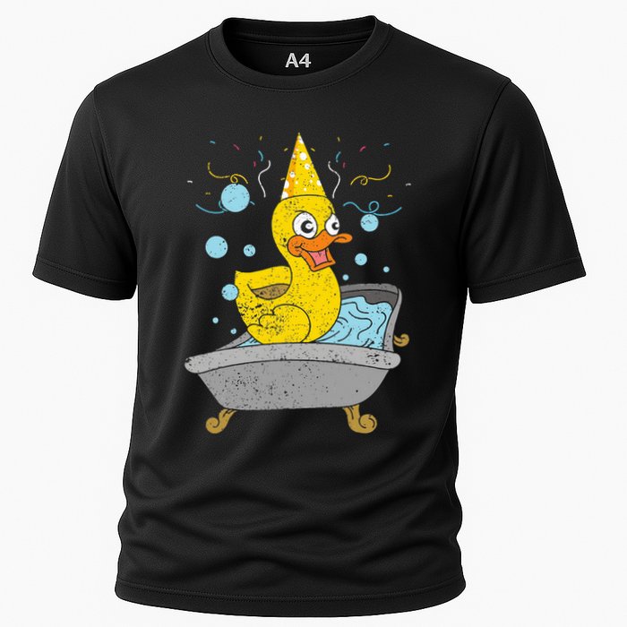 Duckling Duckie Bath Toy Ducky Rubber Duck Performance Shirt