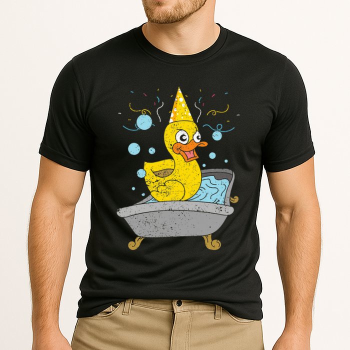 Duckling Duckie Bath Toy Ducky Rubber Duck Performance Shirt