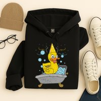 Duckling Duckie Bath Toy Ducky Rubber Duck Hoodie