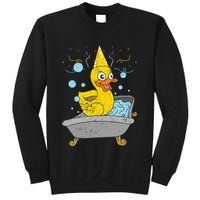 Duckling Duckie Bath Toy Ducky Rubber Duck Sweatshirt