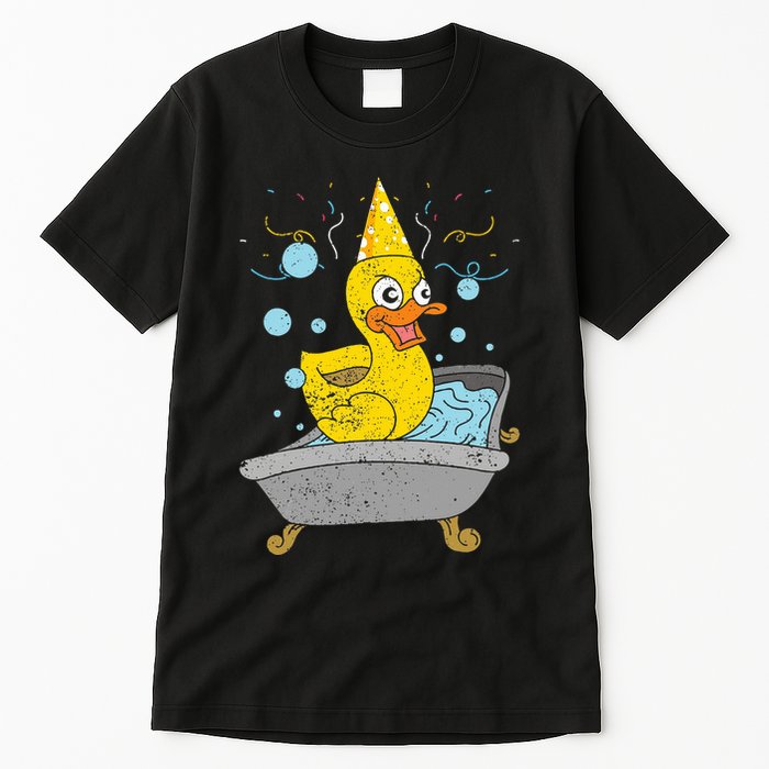 Duckling Duckie Bath Toy Ducky Rubber Duck Tall T-Shirt