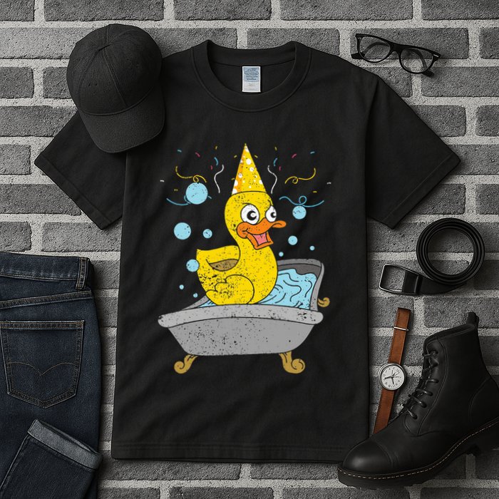Duckling Duckie Bath Toy Ducky Rubber Duck Tall T-Shirt