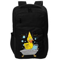 Duckling Duckie Bath Toy Ducky Rubber Duck Impact Tech Backpack
