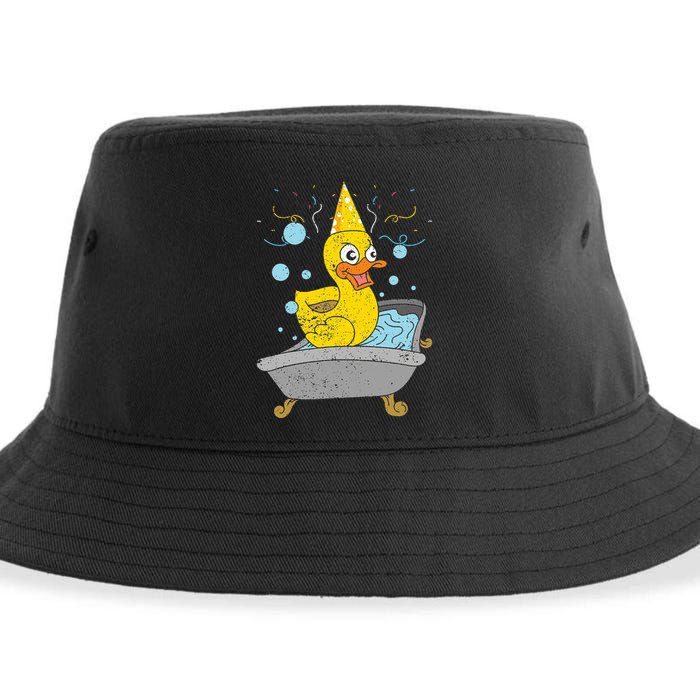 Duckling Duckie Bath Toy Ducky Rubber Duck Sustainable Bucket Hat