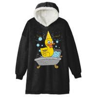 Duckling Duckie Bath Toy Ducky Rubber Duck Hooded Wearable Blanket