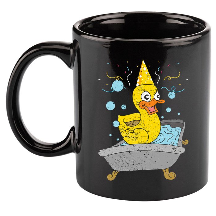 Duckling Duckie Bath Toy Ducky Rubber Duck 11oz C Handle Ceramic Mug