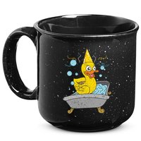 Duckling Duckie Bath Toy Ducky Rubber Duck 15oz Campfire Ceramic Mug