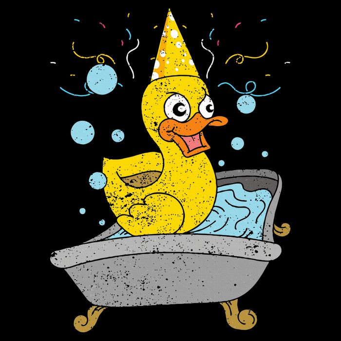 Duckling Duckie Bath Toy Ducky Rubber Duck 16 in Basic Backpack