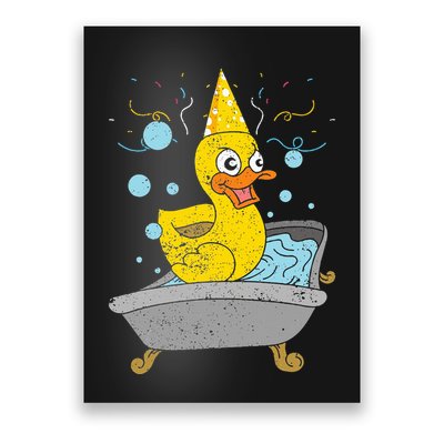 Duckling Duckie Bath Toy Ducky Rubber Duck Poster