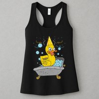 Duckling Duckie Bath Toy Ducky Rubber Duck Womens Tank Top