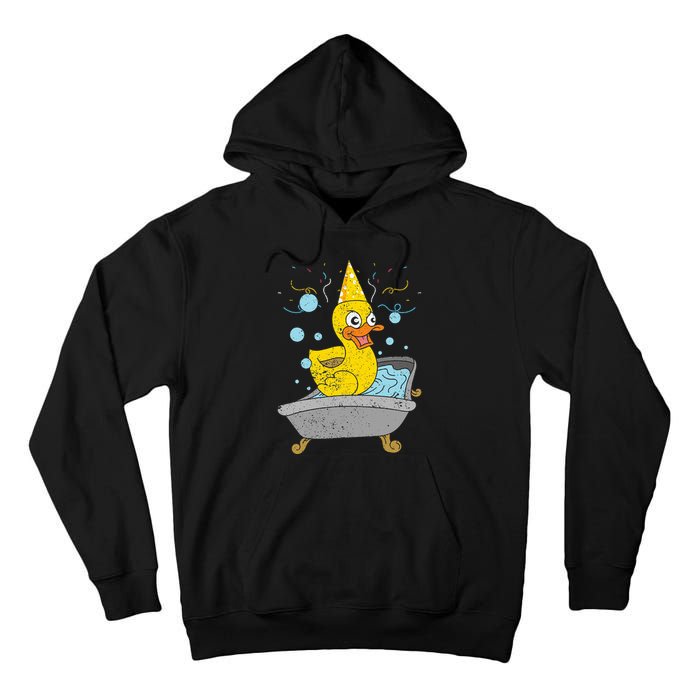 Duckling Duckie Bath Toy Ducky Rubber Duck Tall Hoodie