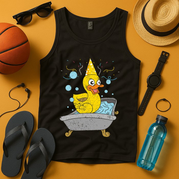 Duckling Duckie Bath Toy Ducky Rubber Duck Tank Top
