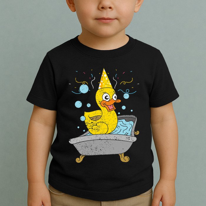 Duckling Duckie Bath Toy Ducky Rubber Duck Toddler T-Shirt