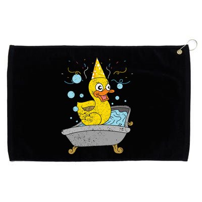 Duckling Duckie Bath Toy Ducky Rubber Duck Grommeted Golf Towel