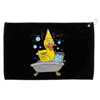 Duckling Duckie Bath Toy Ducky Rubber Duck Grommeted Golf Towel