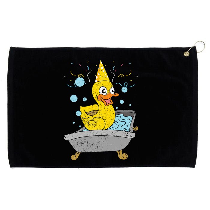 Duckling Duckie Bath Toy Ducky Rubber Duck Grommeted Golf Towel