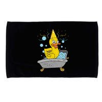 Duckling Duckie Bath Toy Ducky Rubber Duck Microfiber Hand Towel