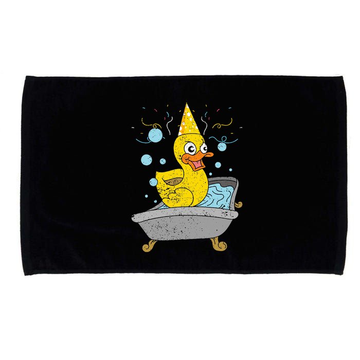 Duckling Duckie Bath Toy Ducky Rubber Duck Microfiber Hand Towel