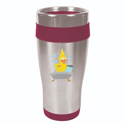 Duckling Duckie Bath Toy Ducky Rubber Duck 16oz Travel Tumbler