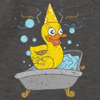 Duckling Duckie Bath Toy Ducky Rubber Duck Vector Backpack