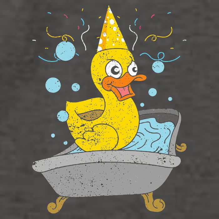 Duckling Duckie Bath Toy Ducky Rubber Duck Vector Backpack