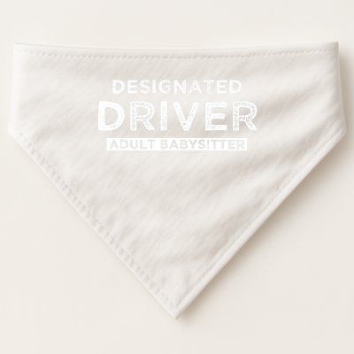 Designated Driver – Babysitting Funny Adult Babysitter USA-Made Doggie Bandana