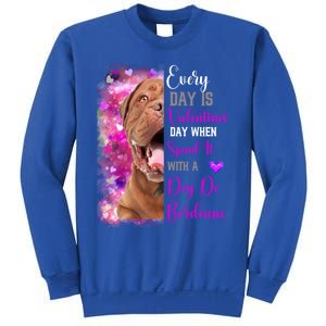 Dog De Bordeaux Mom Funny Valentines Day Dog Lovers Gift Sweatshirt