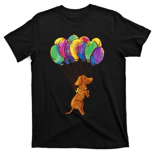 Dachshund Dog Balloons Pet T-Shirt