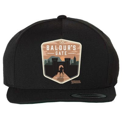 Dungeons Dragons Baldurs Gate Forgotten Realms Wool Snapback Cap