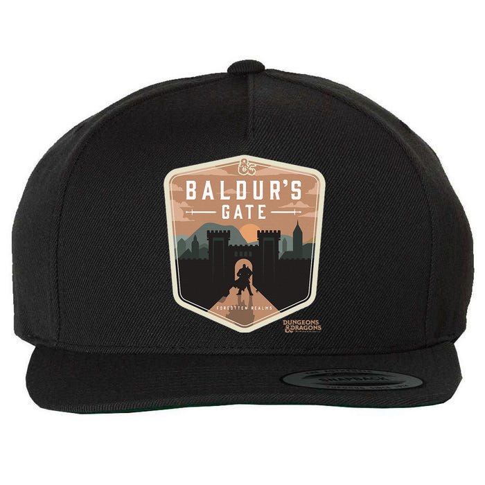 Dungeons Dragons Baldurs Gate Forgotten Realms Wool Snapback Cap