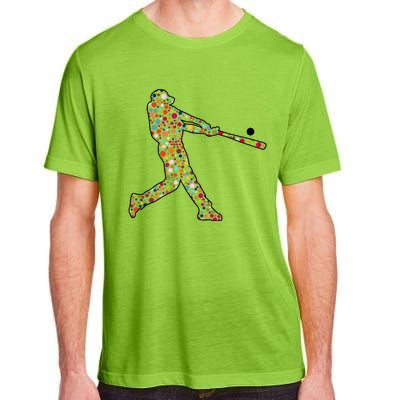 Dot Day Baseball Player Swing Adult ChromaSoft Performance T-Shirt