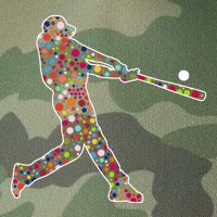 Dot Day Baseball Player Swing Legacy Tie Dye Trucker Hat
