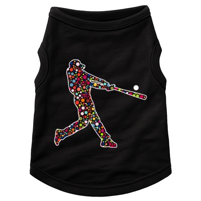 Dot Day Baseball Player Swing Doggie Tank