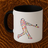 Dot Day Baseball Player Swing Mug