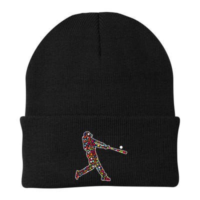 Dot Day Baseball Player Swing Beanie