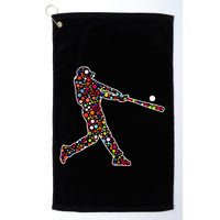 Dot Day Baseball Player Swing Golf Towel