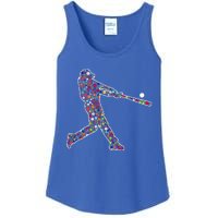 Dot Day Baseball Player Swing Ladies Essential Tank