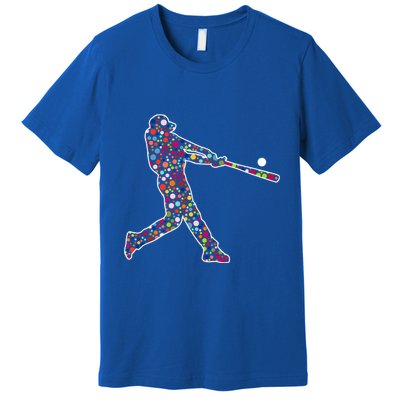 Dot Day Baseball Player Swing Premium T-Shirt