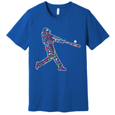 Dot Day Baseball Player Swing Premium T-Shirt