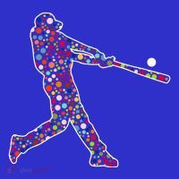 Dot Day Baseball Player Swing Tank Top