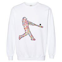 Dot Day Baseball Player Swing Garment-Dyed Sweatshirt