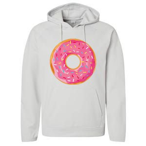 Delicious Donut Costume Performance Fleece Hoodie