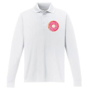 Delicious Donut Costume Performance Long Sleeve Polo