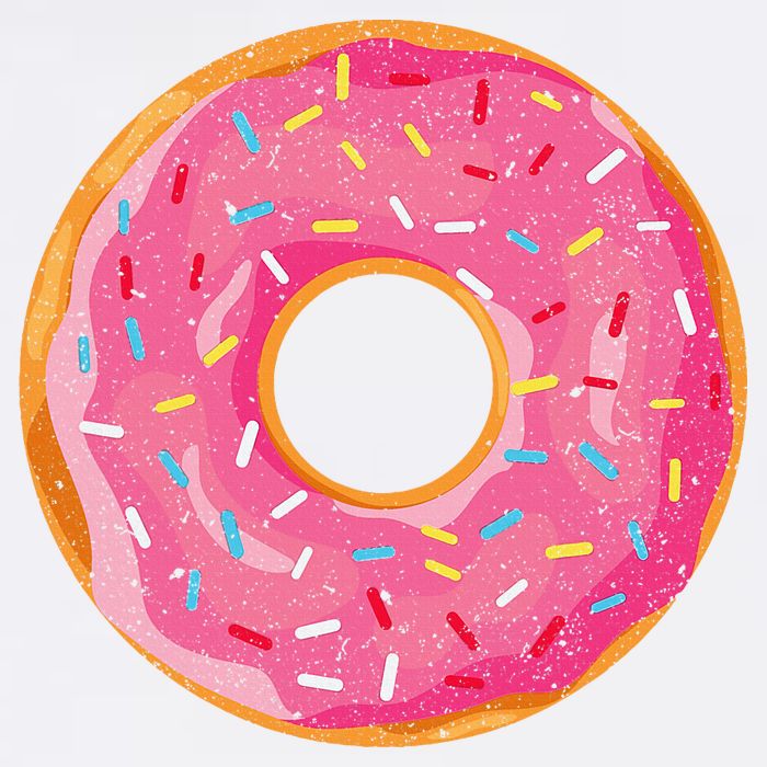 Delicious Donut Costume Adult Drive Performance Visor