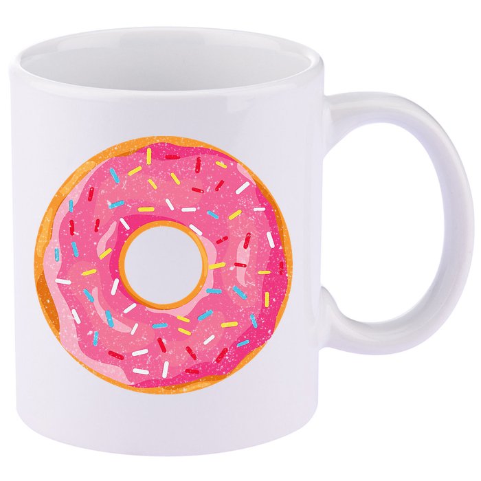 Delicious Donut Costume 11oz C Handle Ceramic Mug