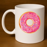 Delicious Donut Costume 11oz C Handle Ceramic Mug