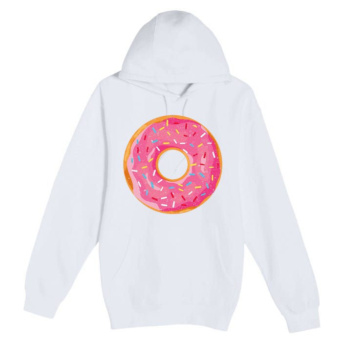 Delicious Donut Costume Premium Pullover Hoodie