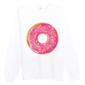 Delicious Donut Costume Premium Crewneck Sweatshirt